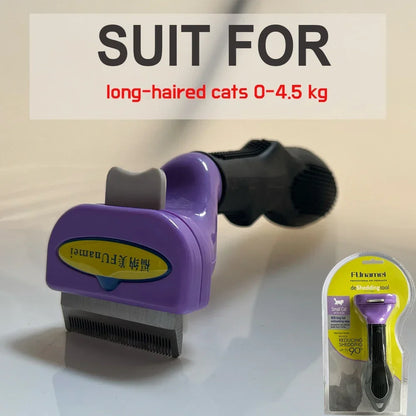 Pet Deshedding Comb Brush — For Dogs & Cats