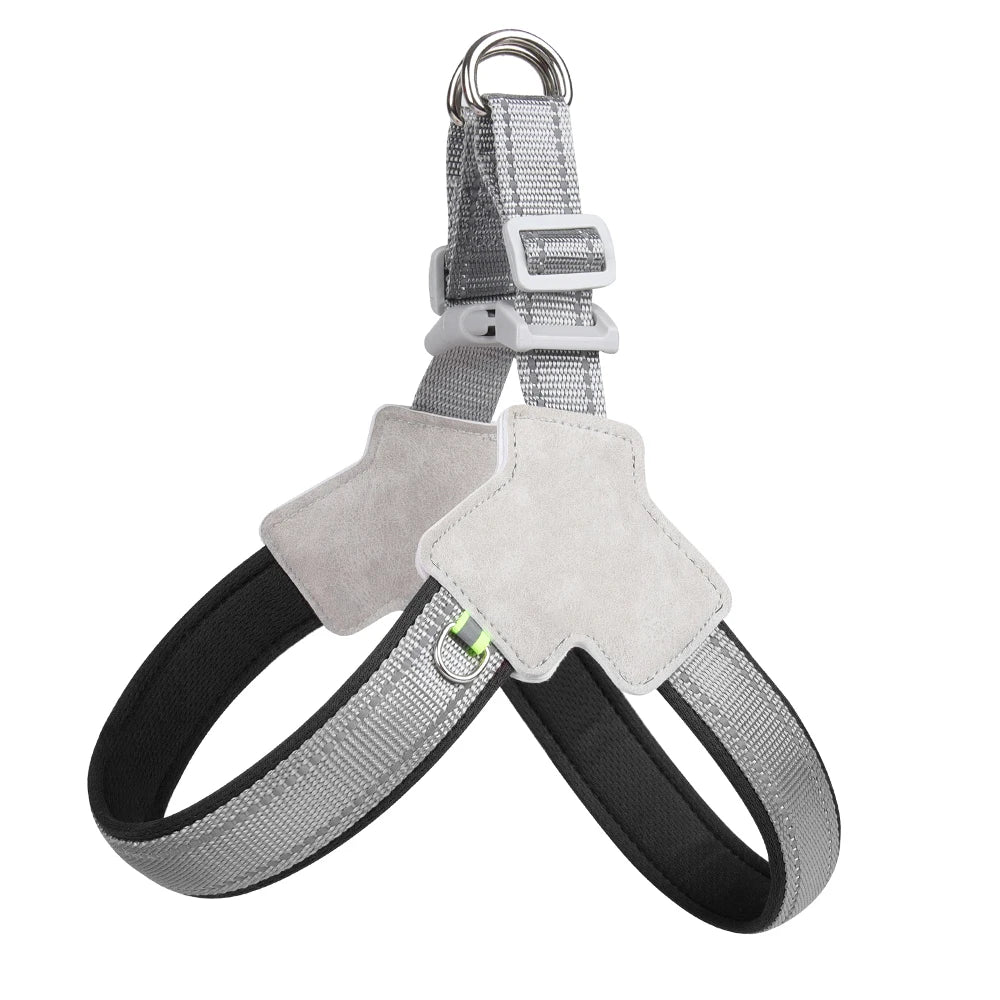 No-Pull Breathable Mesh Dog Harness — Reflective & Adjustable