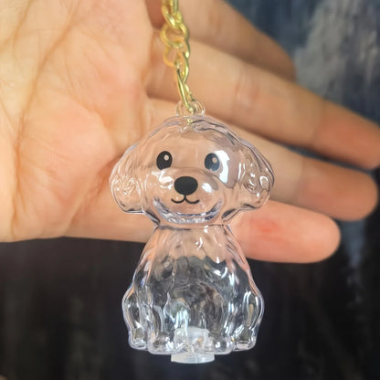 Dog Hair Memorial Keychains — Set of 2 with Tweezer