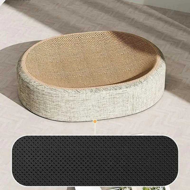 Oval Sisal Cat Scratch Pad & Sleeping Mat