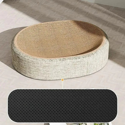 Oval Sisal Cat Scratch Pad & Sleeping Mat
