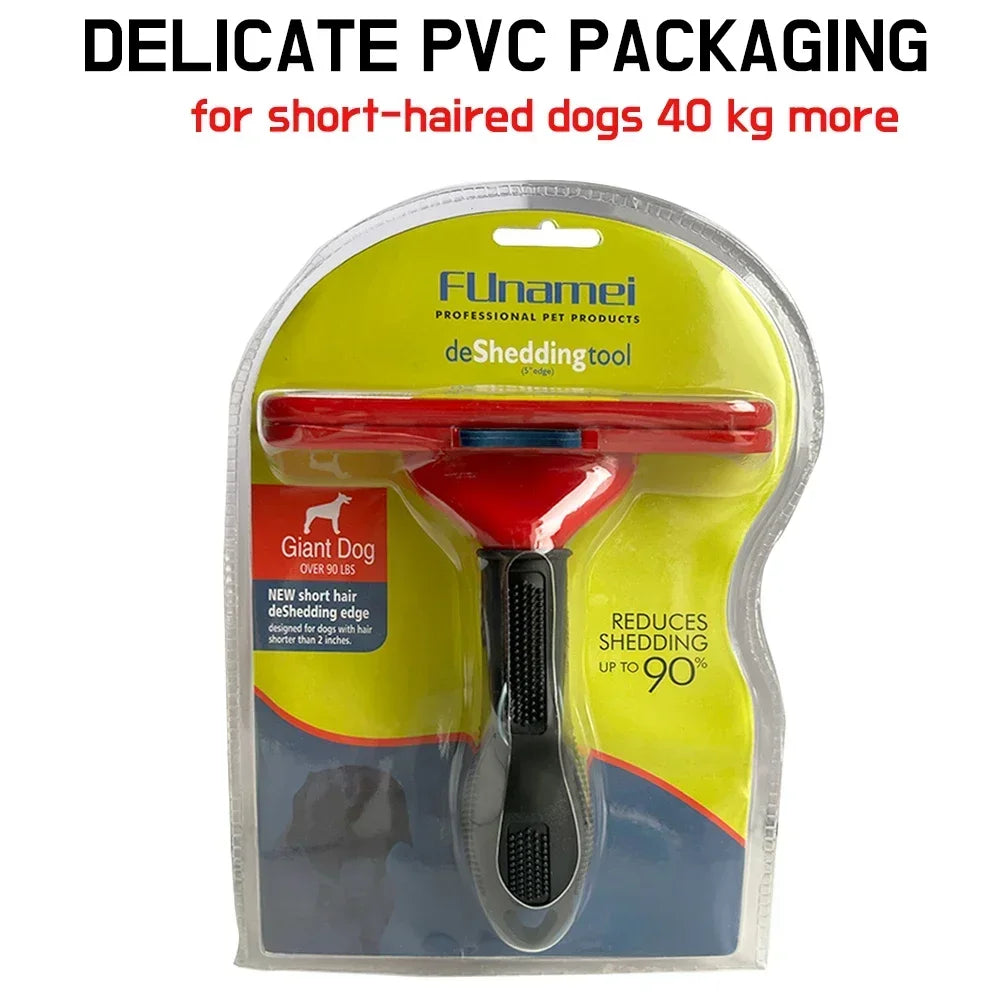 Pet Deshedding Comb Brush — For Dogs & Cats