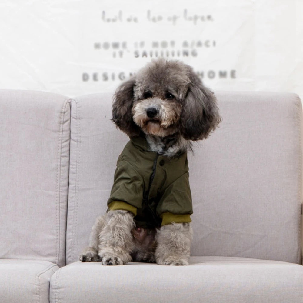 Winter Puppy Pet Dog Coat for Small Medium Dogs Thicken Warm Chihuahua Yorkies Hoodie Pets Jacket Clothing