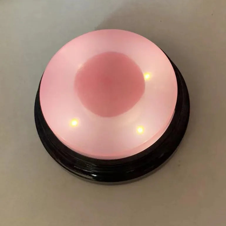 Recordable Dog Communication Button — Pet Training Buzzer