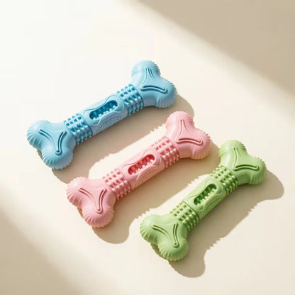 TPR Bone-Shaped Dog Teeth Cleaning Chew Toy Set