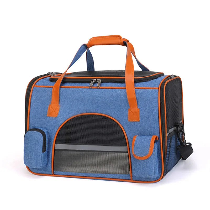 Anti-Collapse Pet Carrier Bag – Travel Handbag for Cats, Puppies & Small Pets