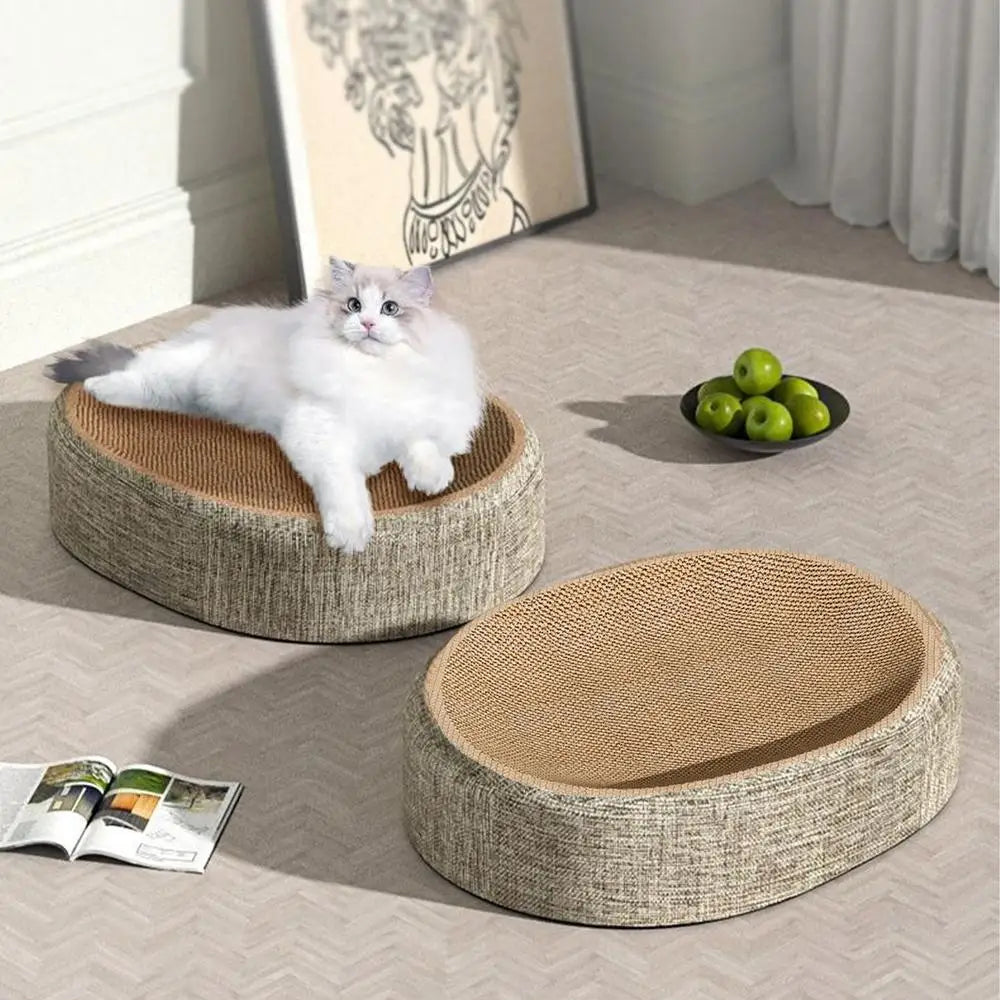Oval Sisal Cat Scratch Pad & Sleeping Mat