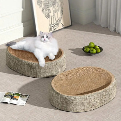 Oval Sisal Cat Scratch Pad & Sleeping Mat