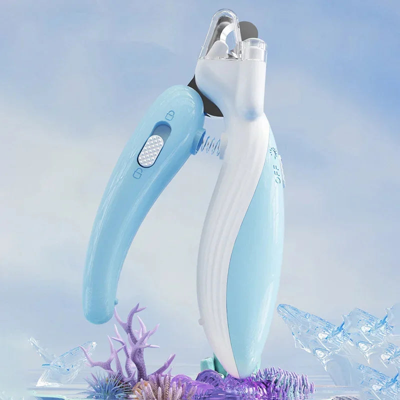 LED Pet Nail Clippers – Safe Dog & Cat Nail Trimmer with Light for Precise Cuts