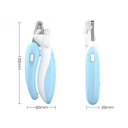 LED Pet Nail Clippers – Safe Dog & Cat Nail Trimmer with Light for Precise Cuts