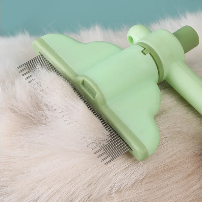 Pet Dog Brush Cat Comb Self Cleaning Pet Hair Remover For Dogs Cats Grooming Tools Pets Dematting Comb Pet Grooming Accessories
