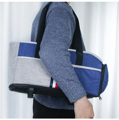 Portable Dog Car Seat Bed — Safe Travel Bed for Small Dogs & Cats