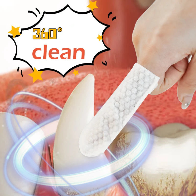 Pet Dental Finger Wipes