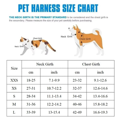 Reflective Dog Harness & Leash Set – Breathable Mesh Vest for Small & Medium Dogs