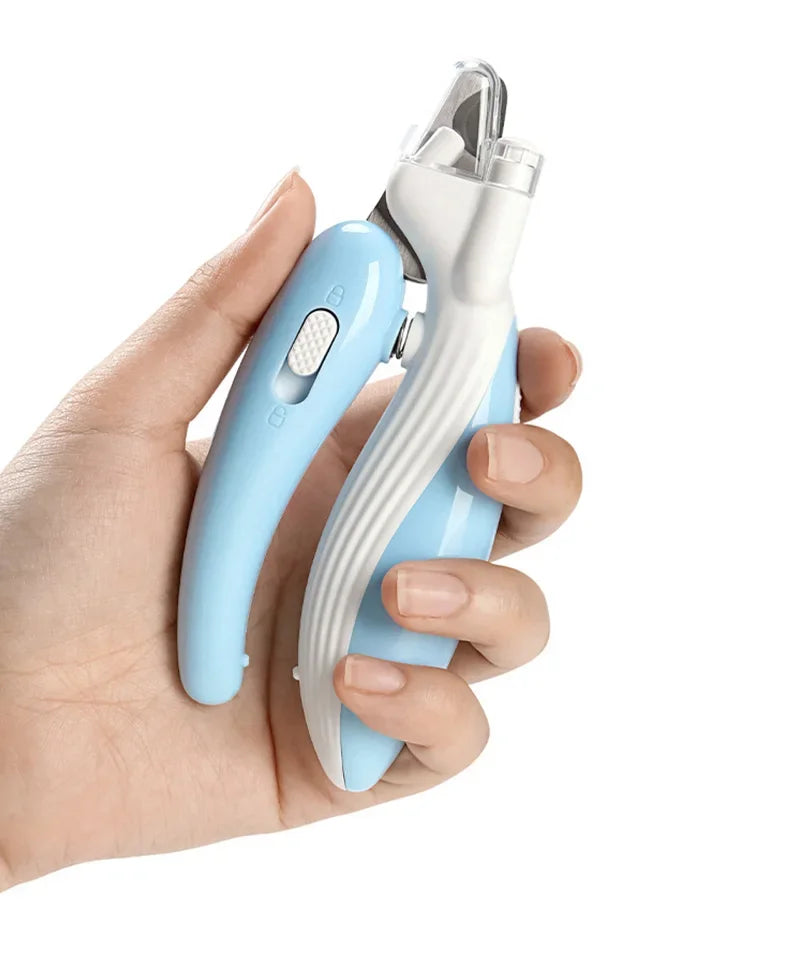 LED Pet Nail Clippers – Safe Dog & Cat Nail Trimmer with Light for Precise Cuts