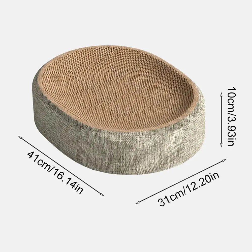 Oval Sisal Cat Scratch Pad & Sleeping Mat