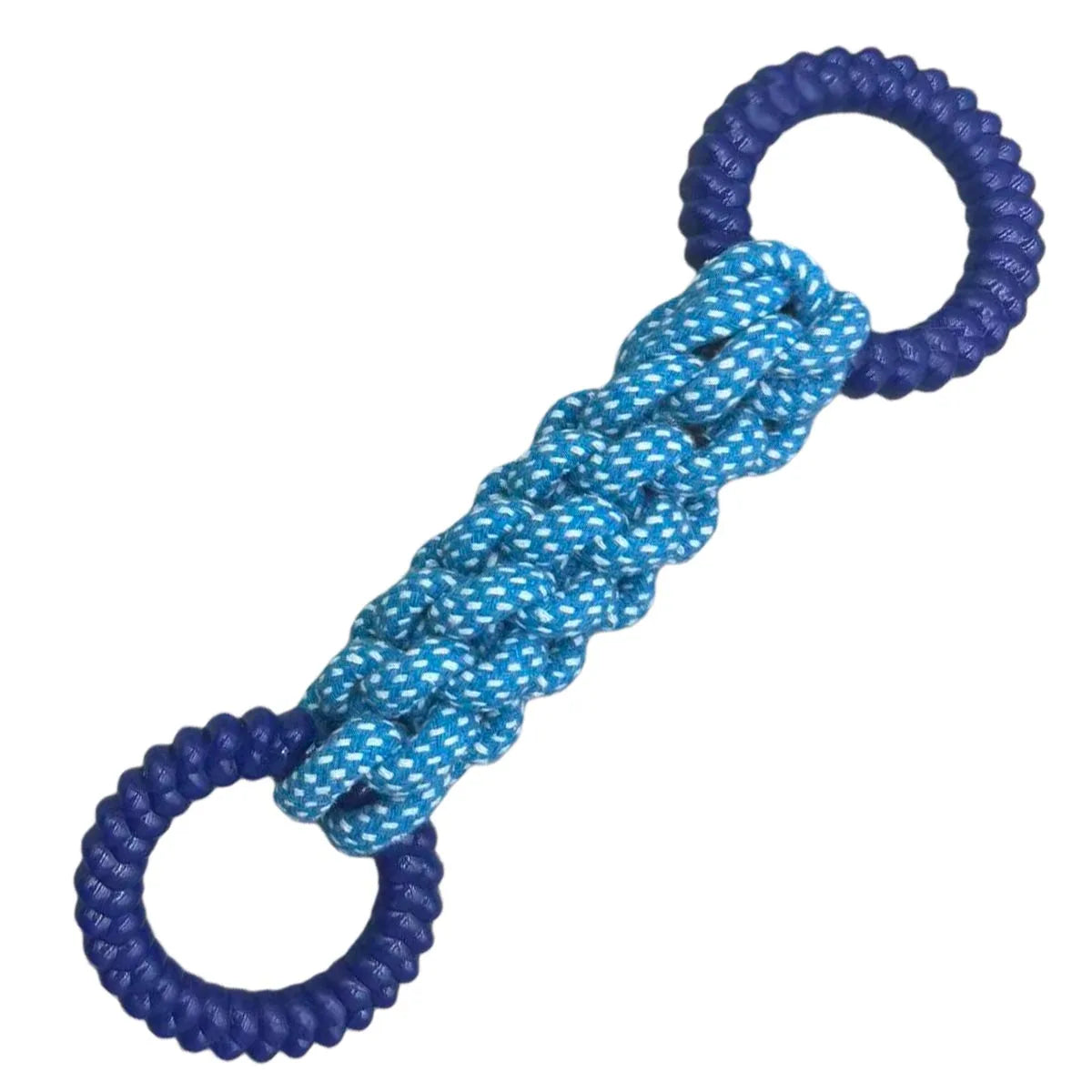 Interactive Dog Rope Tug Toy — Bite-Resistant Teeth Cleaner