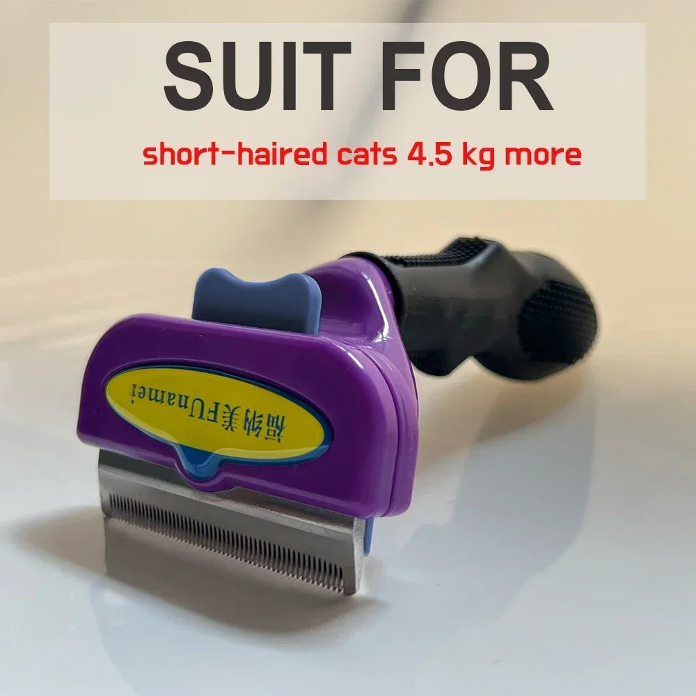 Pet Deshedding Comb Brush — For Dogs & Cats
