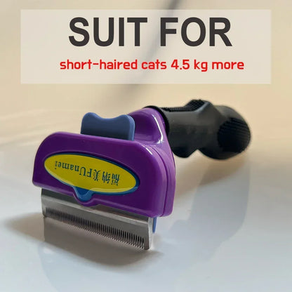 Pet Deshedding Comb Brush — For Dogs & Cats