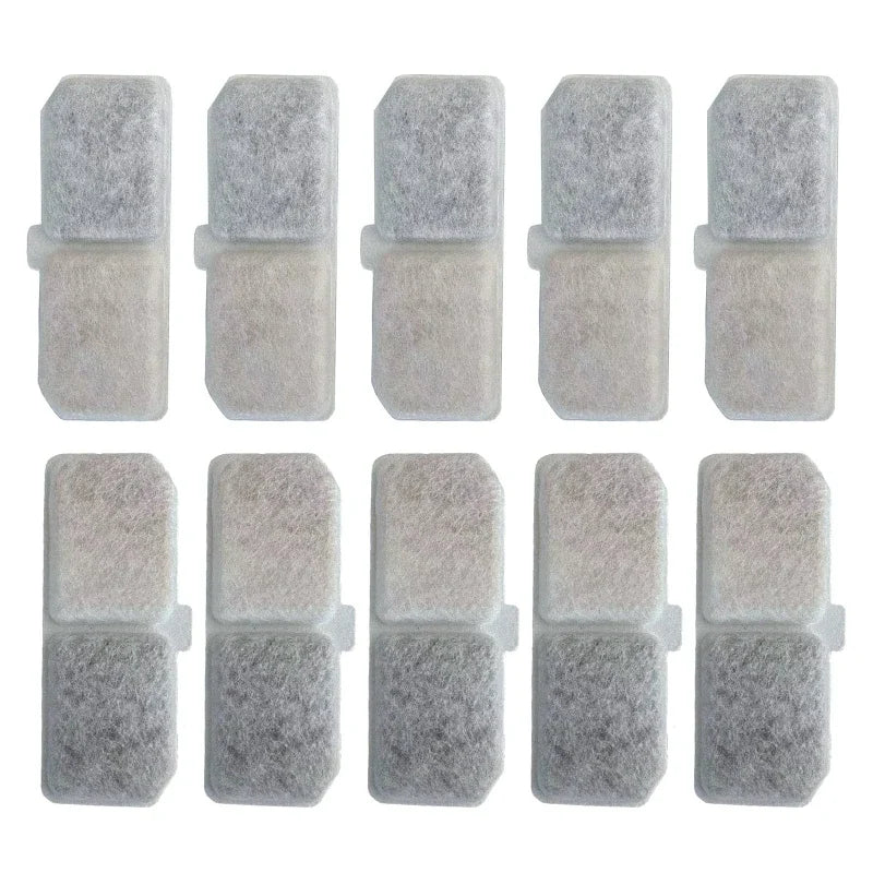 Cat Water Fountain Replacement Filters — 10 Pack
