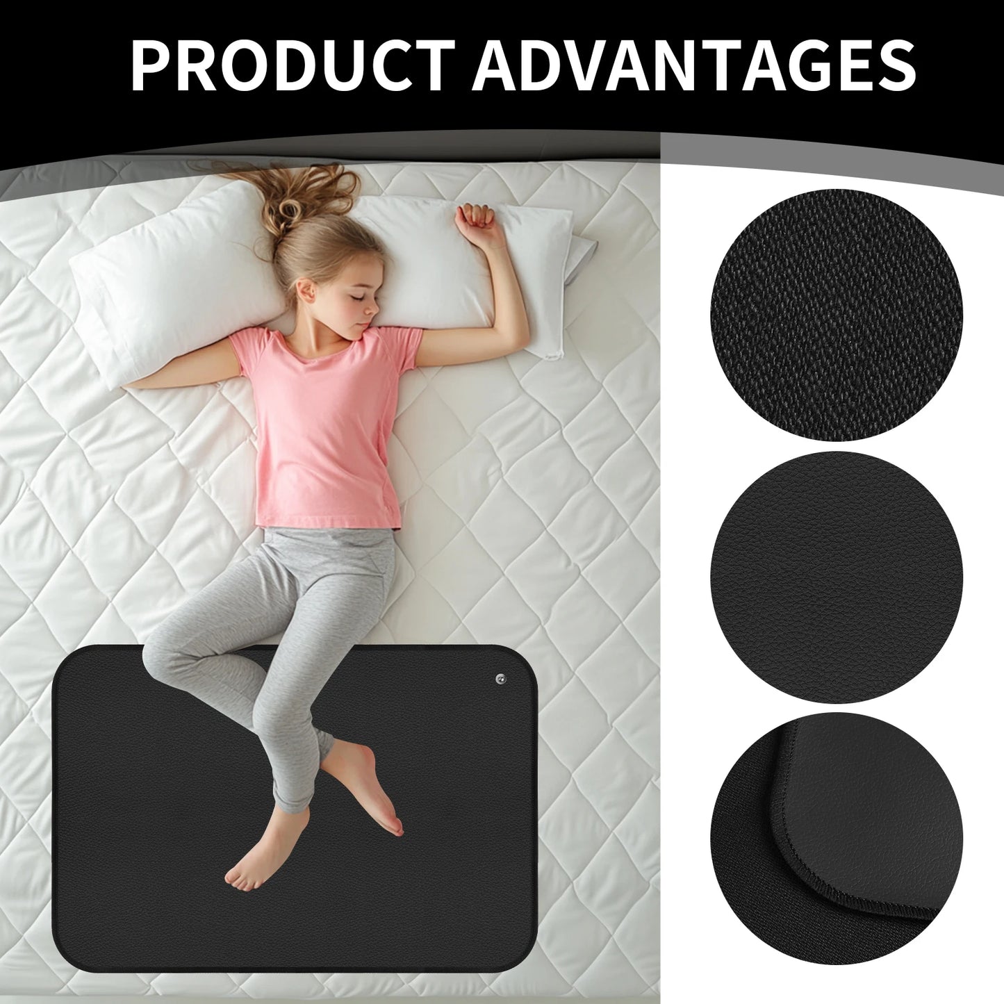 Earthing Grounding Mat – Indoor Wellness Pad for Better Sleep, Pain Relief & Reduced Anxiety