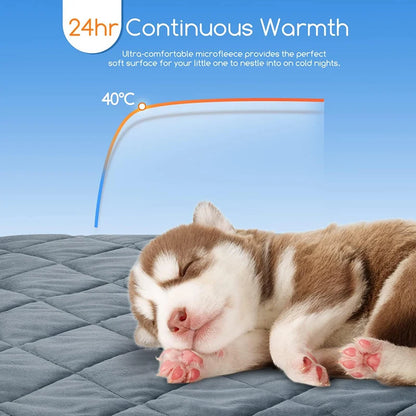 Warm Thermal Pet Bed Mat — Anti-Slip Fleece Cushion