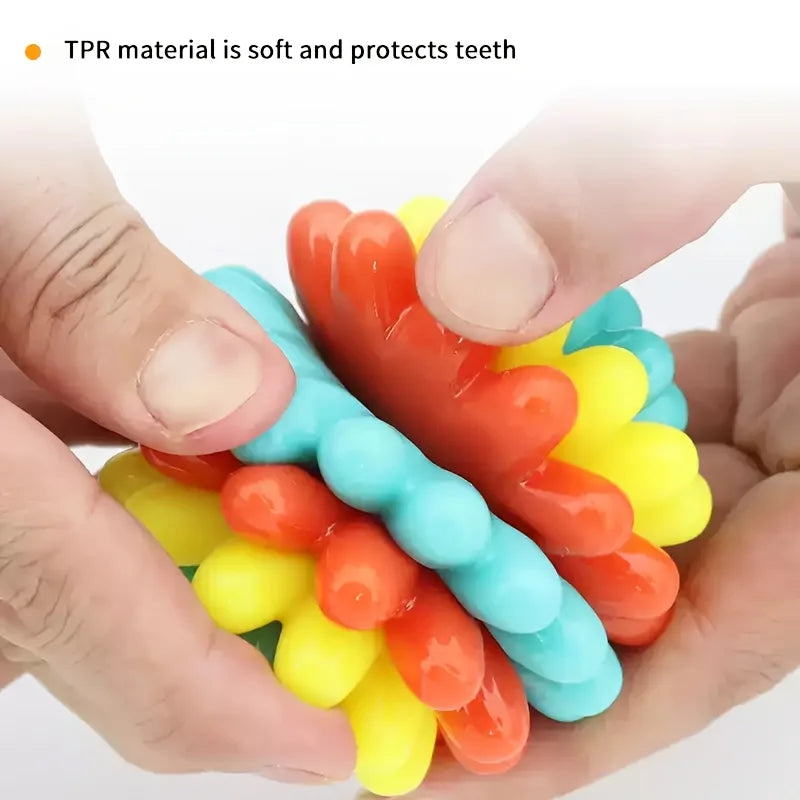 Indestructible TPR Dog Chew Toy — Soft Training Ball