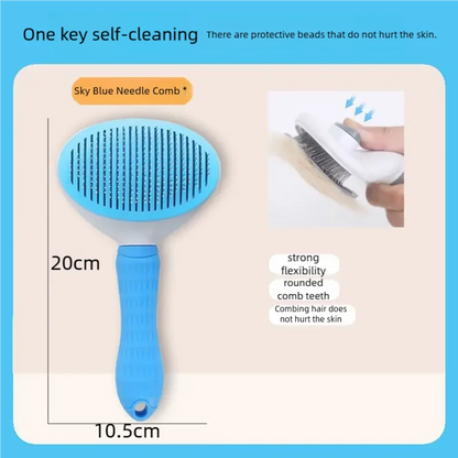 Pet Dog Brush Cat Comb Self Cleaning Pet Hair Remover For Dogs Cats Grooming Tools Pets Dematting Comb Pet Grooming Accessories