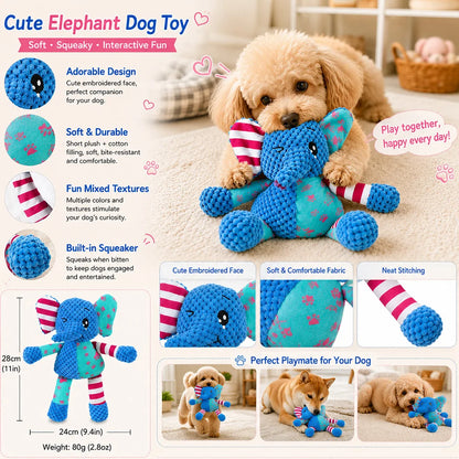 Squeaky Plush Pet Puzzle Toy — Chew-Resistant for Cats & Dogs