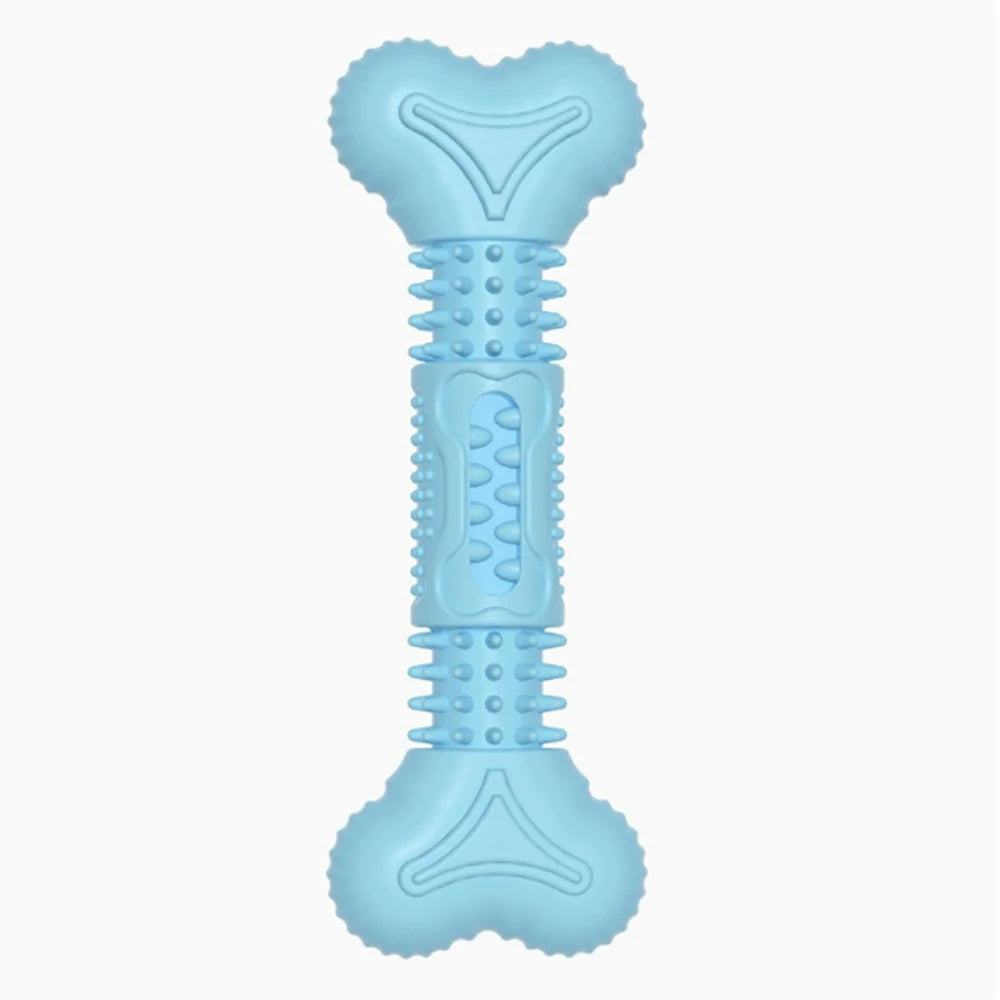 TPR Bone-Shaped Dog Teeth Cleaning Chew Toy Set