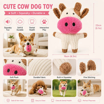 Squeaky Plush Pet Puzzle Toy — Chew-Resistant for Cats & Dogs