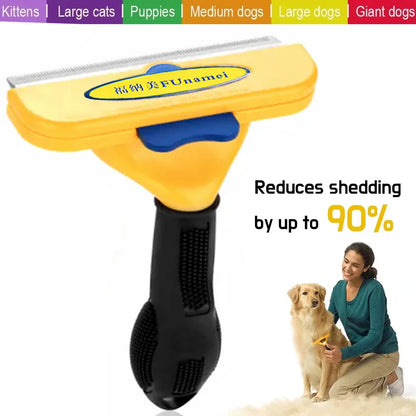 Pet Deshedding Comb Brush — For Dogs & Cats