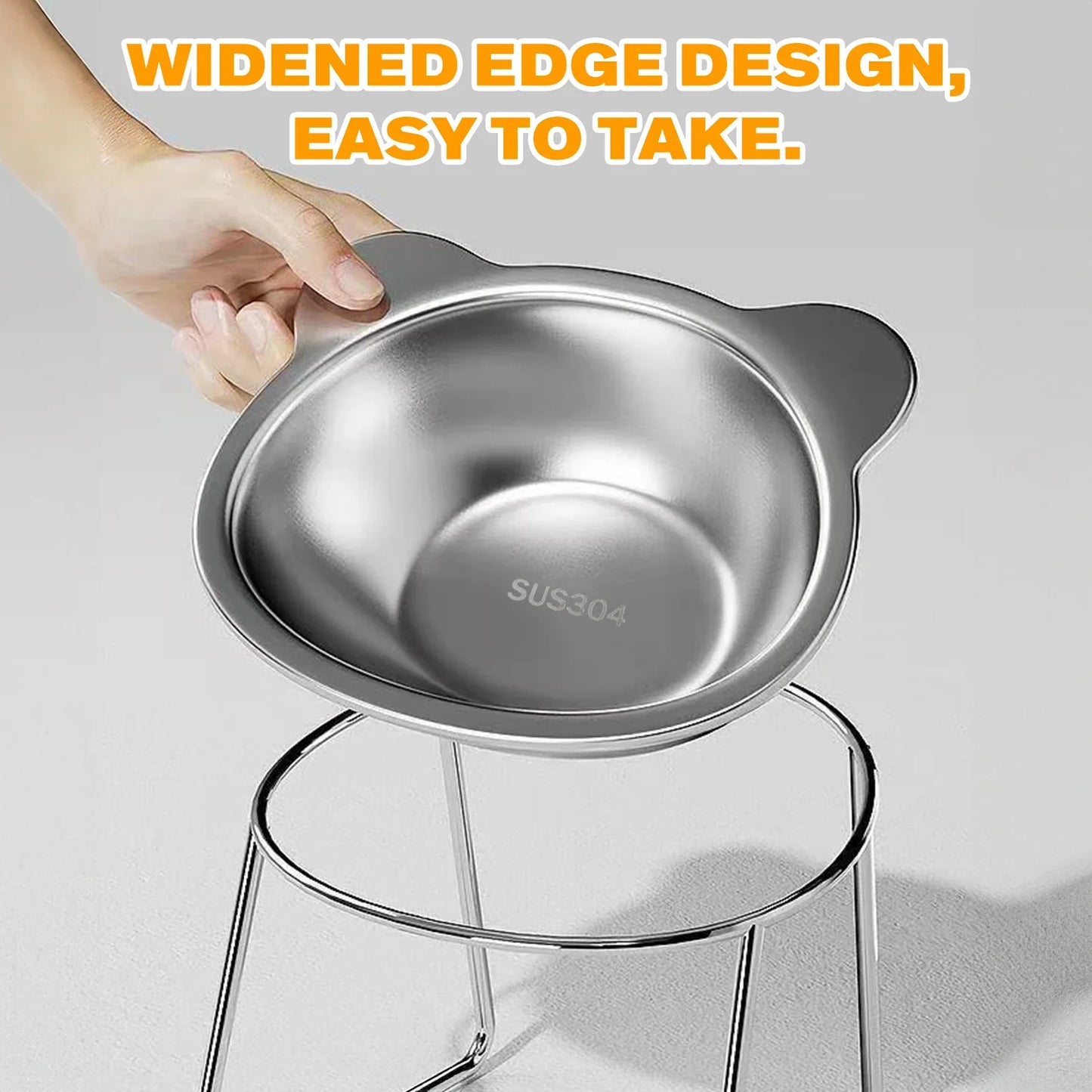 Elevated Stainless Pet Bowl