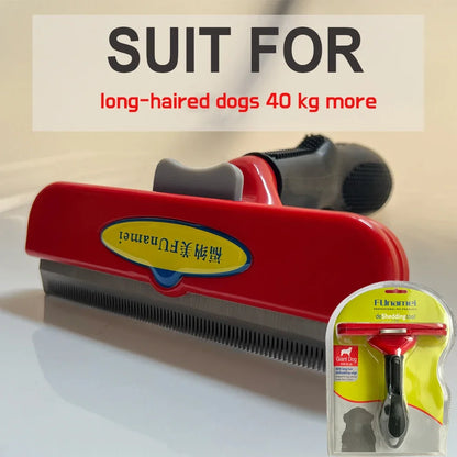 Pet Deshedding Comb Brush — For Dogs & Cats