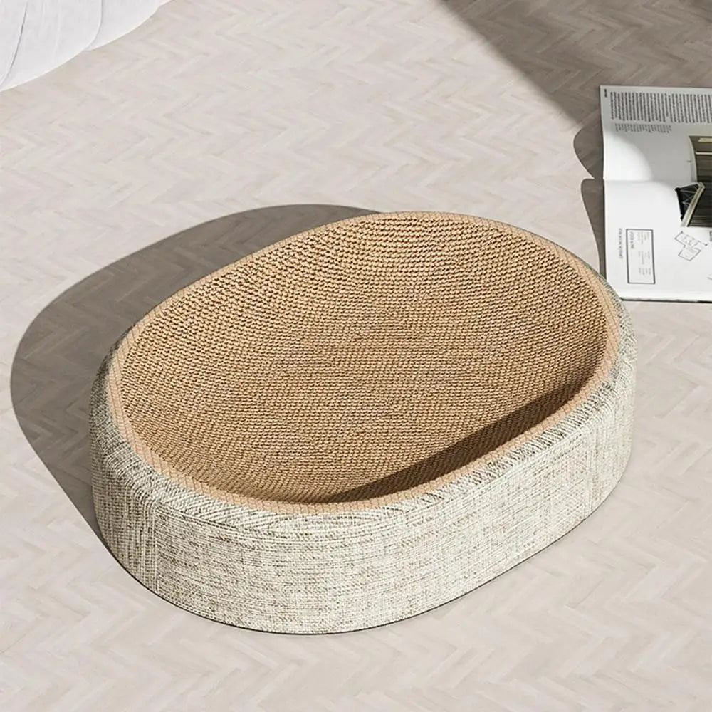 Oval Sisal Cat Scratch Pad & Sleeping Mat