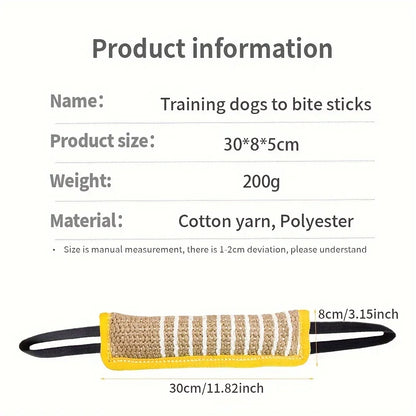 Durable Jute Dog Chew Stick — Natural Dental Care