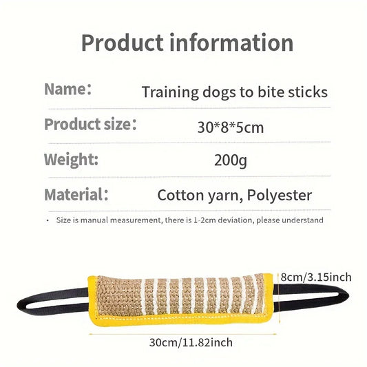 Durable Jute Dog Chew Stick — Natural Dental Care