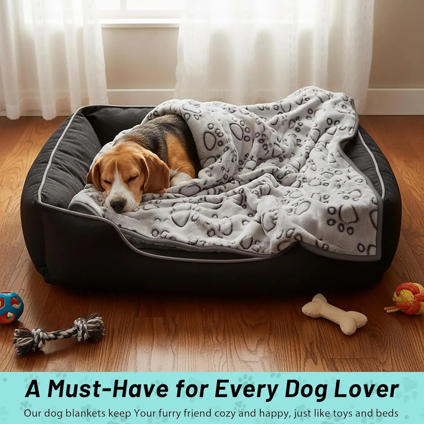 Premium Soft Pet Blanket – Washable Fleece Throw for Dogs & Indoor Cats