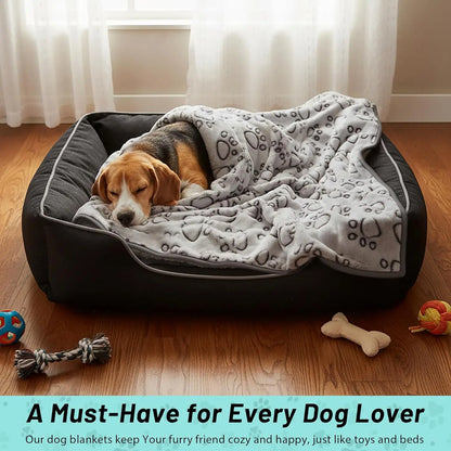 Premium Soft Pet Blanket – Washable Fleece Throw for Dogs & Indoor Cats