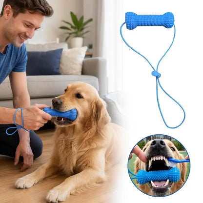 Interactive Dog Teething Stick with Lanyard