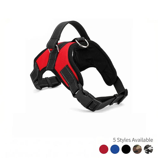 No Pull Dog Harness Adjustable Reflective Pet Vest with Handle Breathable Escape-Proof Dog Harness for Small Medium Large Dogs