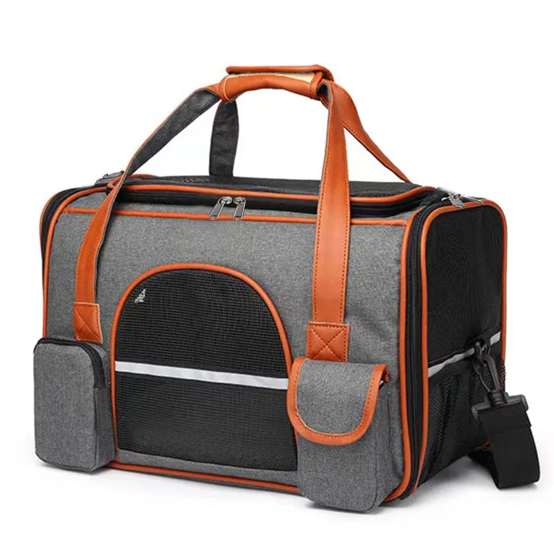 Anti-Collapse Pet Carrier Bag – Travel Handbag for Cats, Puppies & Small Pets