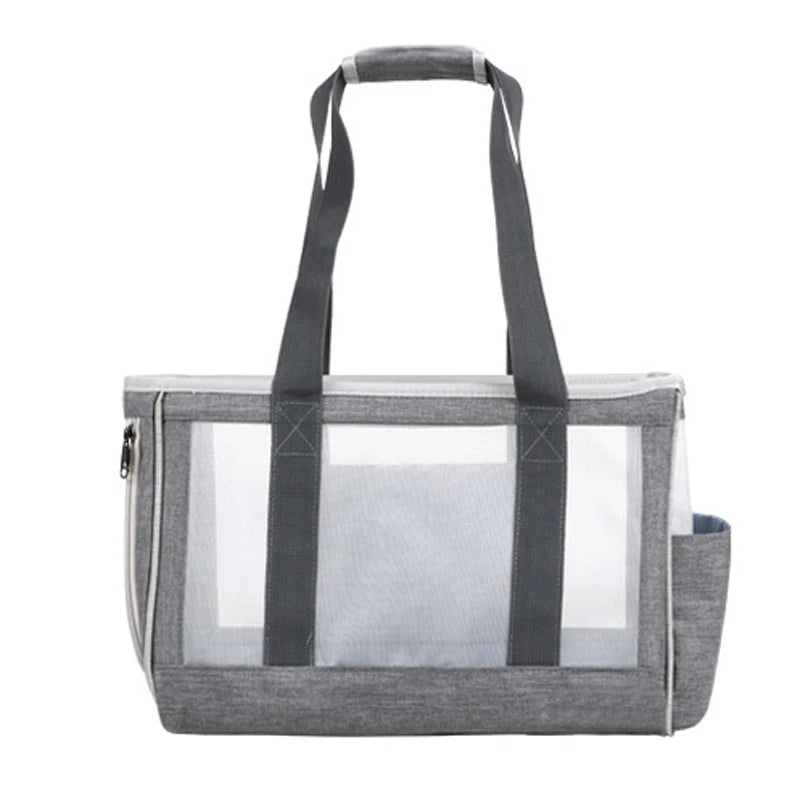 Portable Cat Carrier Bag — Breathable Travel Shoulder Bag