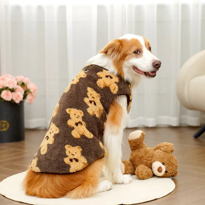 Flannel Pet Pajamas & Warm Vest Coat — For Dogs & Cats