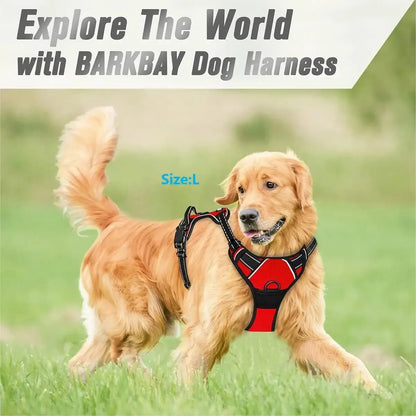 No-Pull Reflective Dog Harness Vest — Adjustable & Comfortable