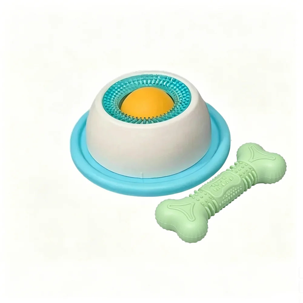 TPR Bone-Shaped Dog Teeth Cleaning Chew Toy Set