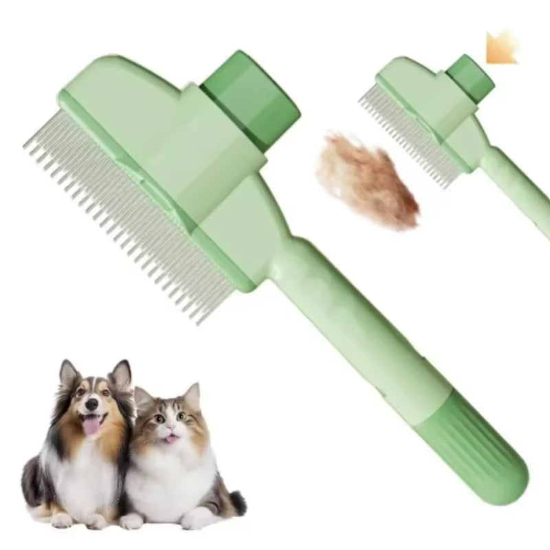 Pet Dog Brush Cat Comb Self Cleaning Pet Hair Remover For Dogs Cats Grooming Tools Pets Dematting Comb Pet Grooming Accessories