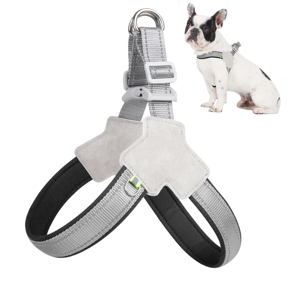 No-Pull Breathable Mesh Dog Harness — Reflective & Adjustable
