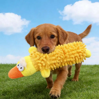 Cartoon Animal Squeaky Plush Dog Chew Toy