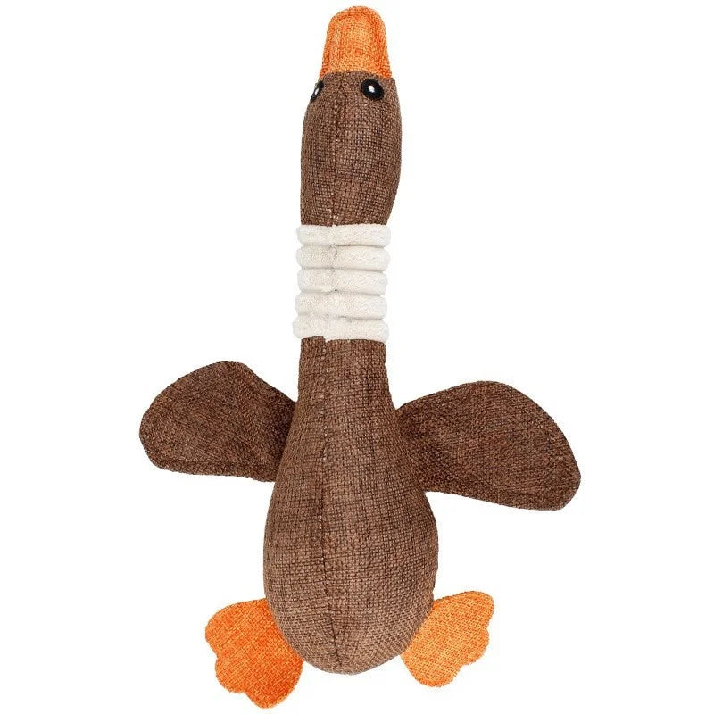 Squeaky Plush Bone Dog Toy — Puppy Teething & Molar